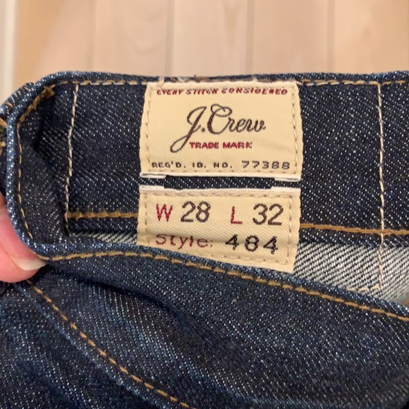 J. Crew Men's  Japanese Denim Style 484 Slim - Picture 4 of 5